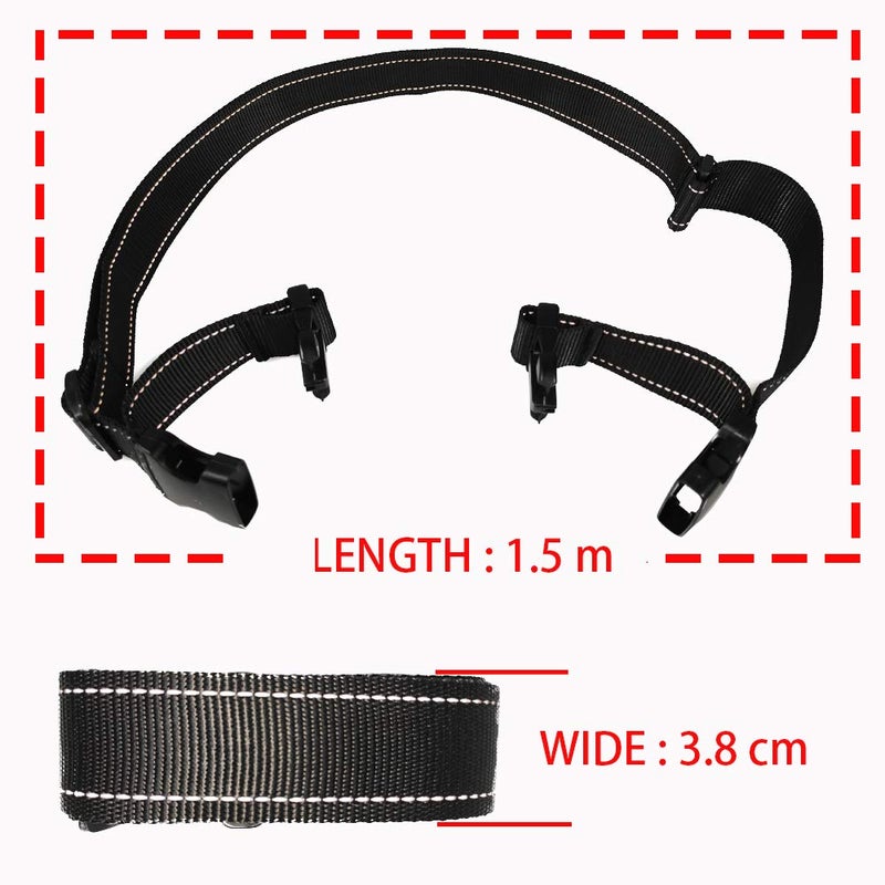 MAMIKO 2 Pack Reflective Wagon Straps for Collapsible Folding Outdoor Utility Wagon Garden Cart, Folding Trolley Cart, Beach Cart Loading Straps - Image 5